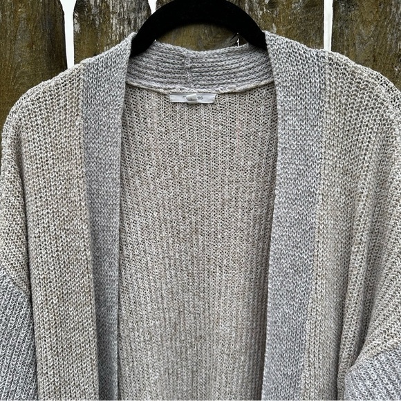 Maurices Chevron Colorblock Open Front Duster Cardigan Sz L - Picture 6 of 12